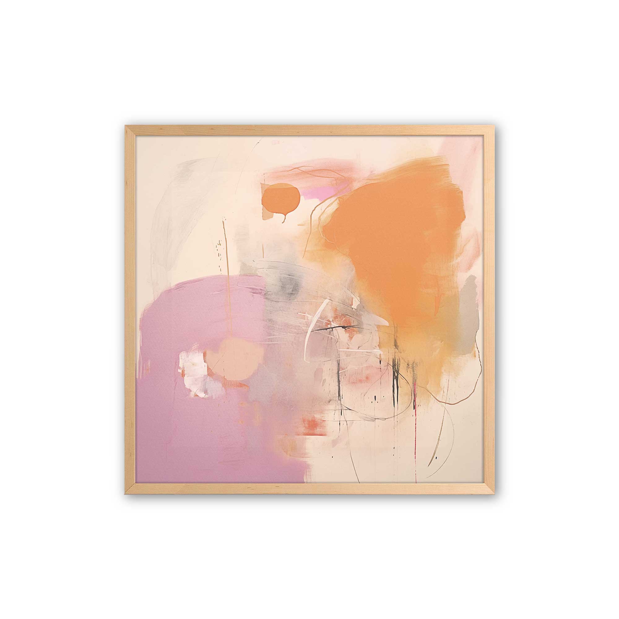 Cotton Candy Delight v1 Print - Vibrant Wall Art Decor for Kids Room, Nursery & Playroom - Perfect for Birthday Parties & Sweet Themed Events