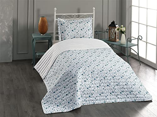Petrol Blue White