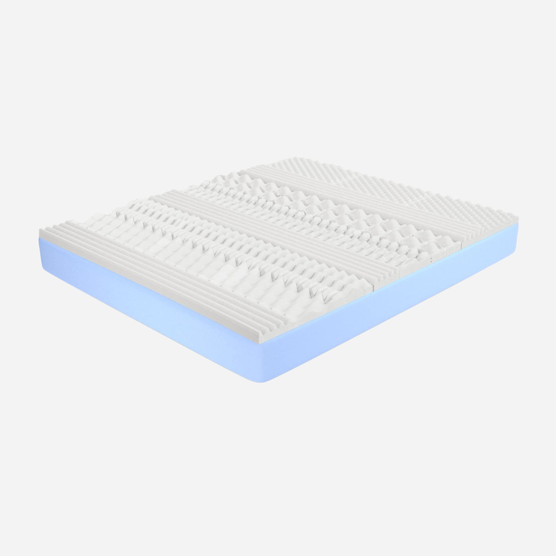 Miasuite I Sogni Italiani Memory Foam Mattress with Aloe Vera Infusion, White, 120x190cm - Premium Comfort for Bedroom, Guest Room & Dormitory Use
