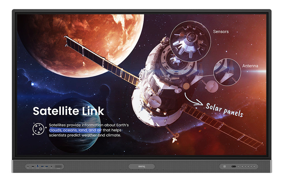 BenQ RP6503 65-inch 4K UHD Interactive Touch Screen Display - Perfect for Classrooms, Business Meetings & Digital Signage