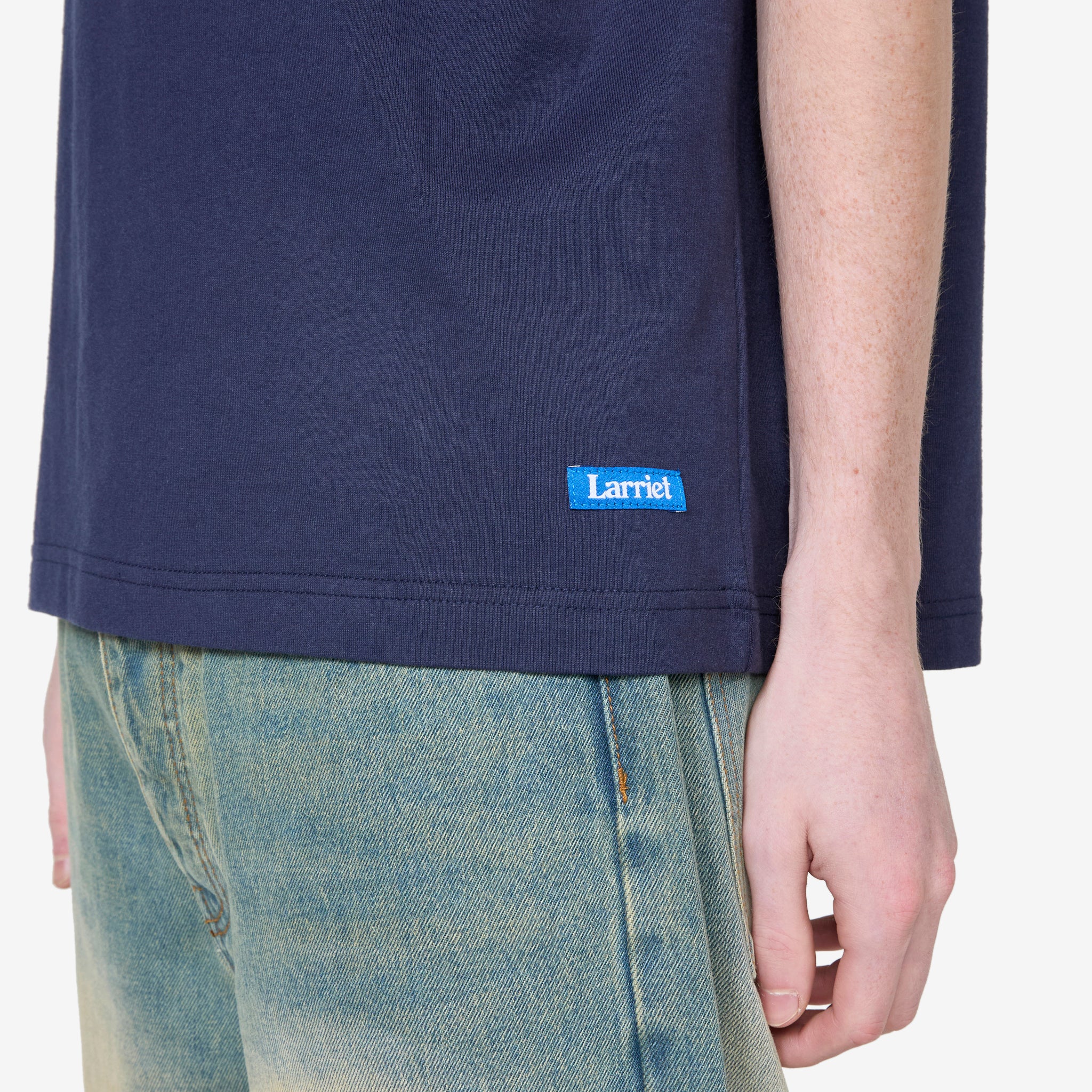 Chad Navy Blue T-Shirt for Men - Comfortable Cotton Casual Tee for Everyday Wear, Gym, and Outings