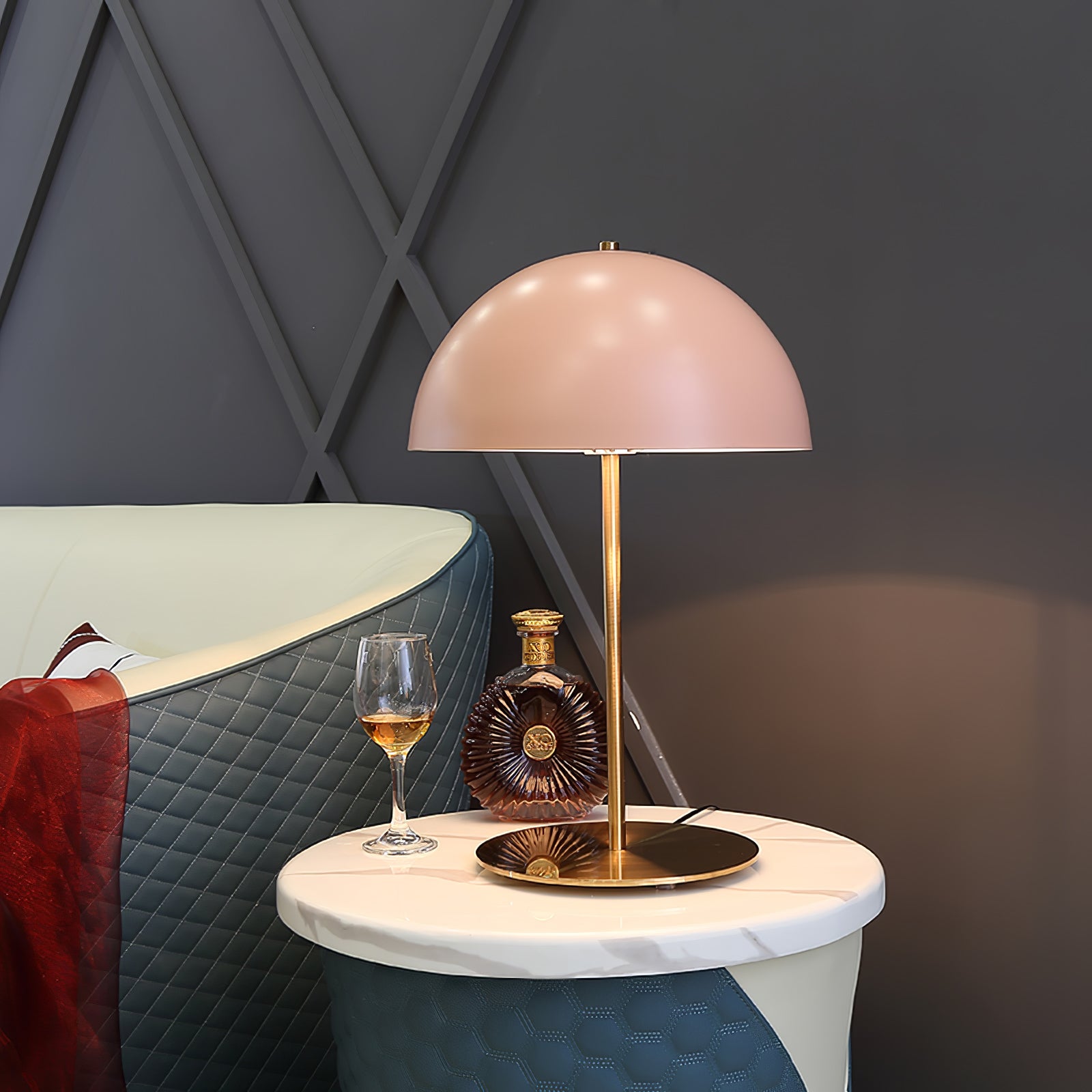 Hanna Table Lamp - Modern LED Nightstand Lamp with USB Port, Touch Control, 3 Color Temperatures - Perfect for Bedroom, Living Room, Office & Reading Light