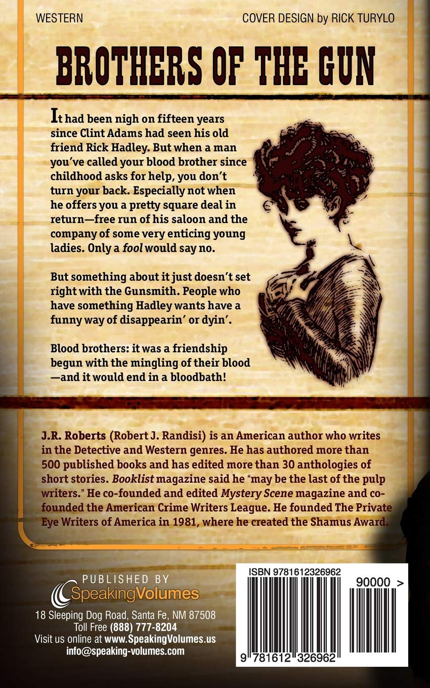 Brothers of the Gun (The Gunsmith) - Western Action Adventure Novel for Adults | Perfect for Cowboy Fiction Lovers & Wild West Enthusiasts