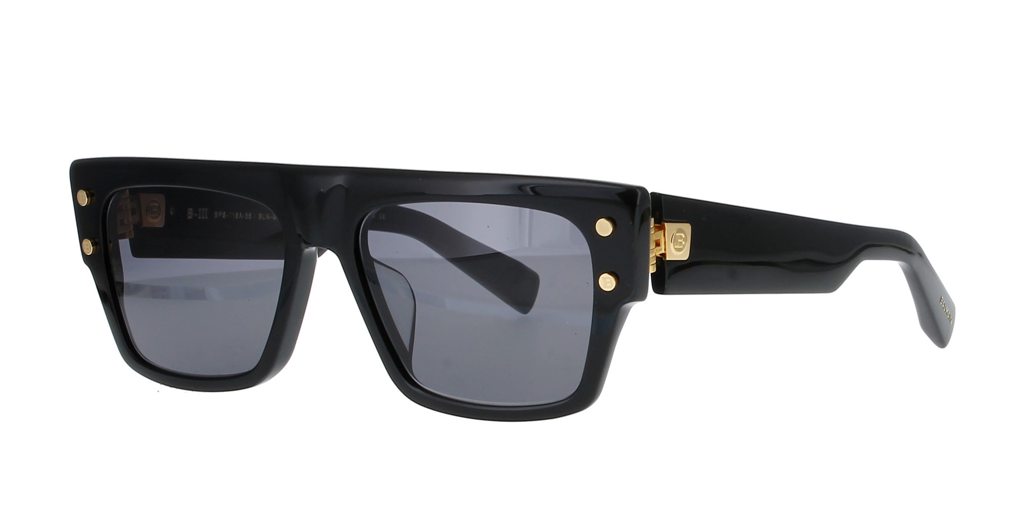 Balmain B III BPS116 Sunglasses - Luxury Designer Shades for Men & Women - UV Protection & Polarized Lenses - Perfect for Driving, Travel & Outdoor Activities