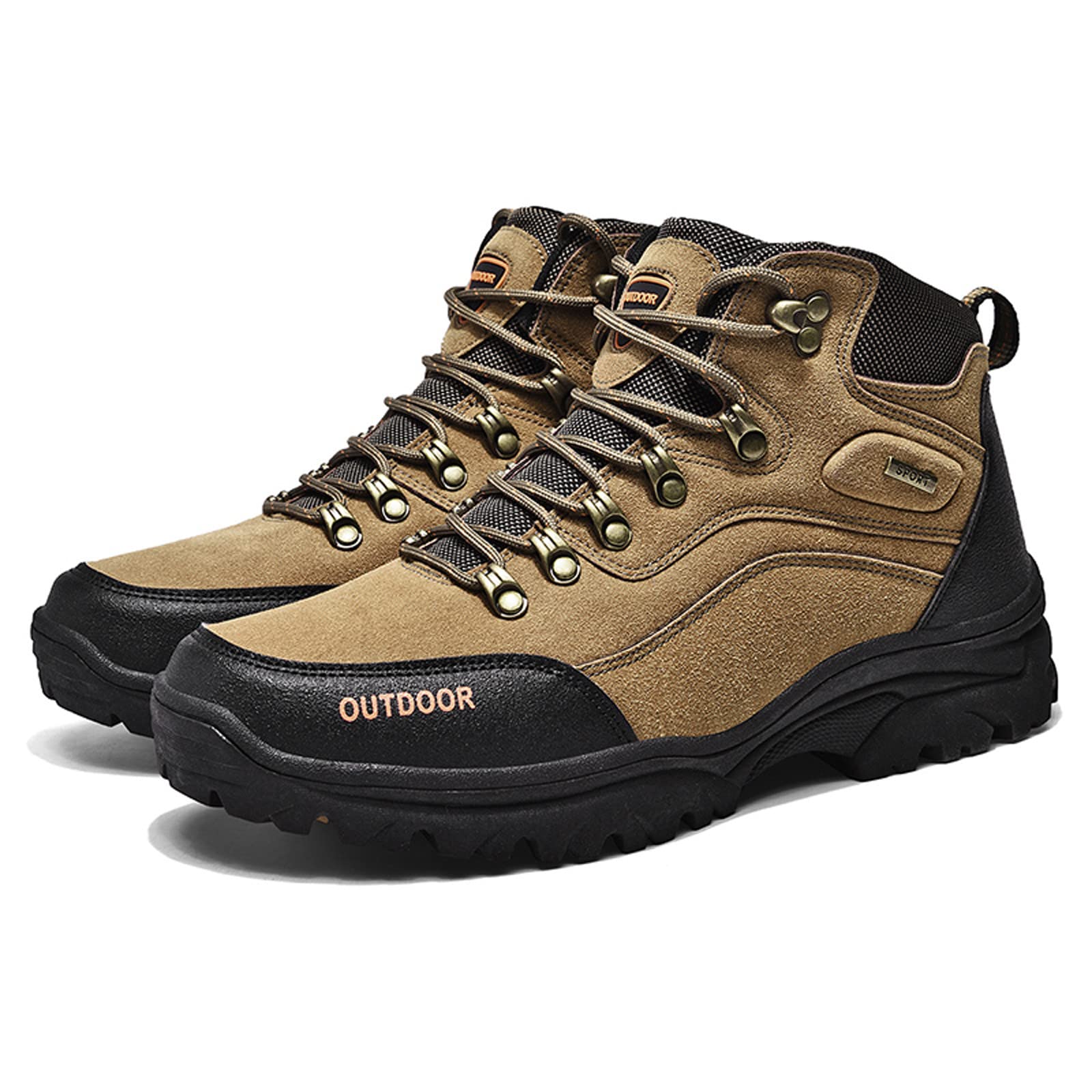 Shije Men's Waterproof Hiking Boots - Lightweight Outdoor Trekking Shoes for Mountain Climbing & Trail Walking - Perfect for Camping, Backpacking & Adventure Travel