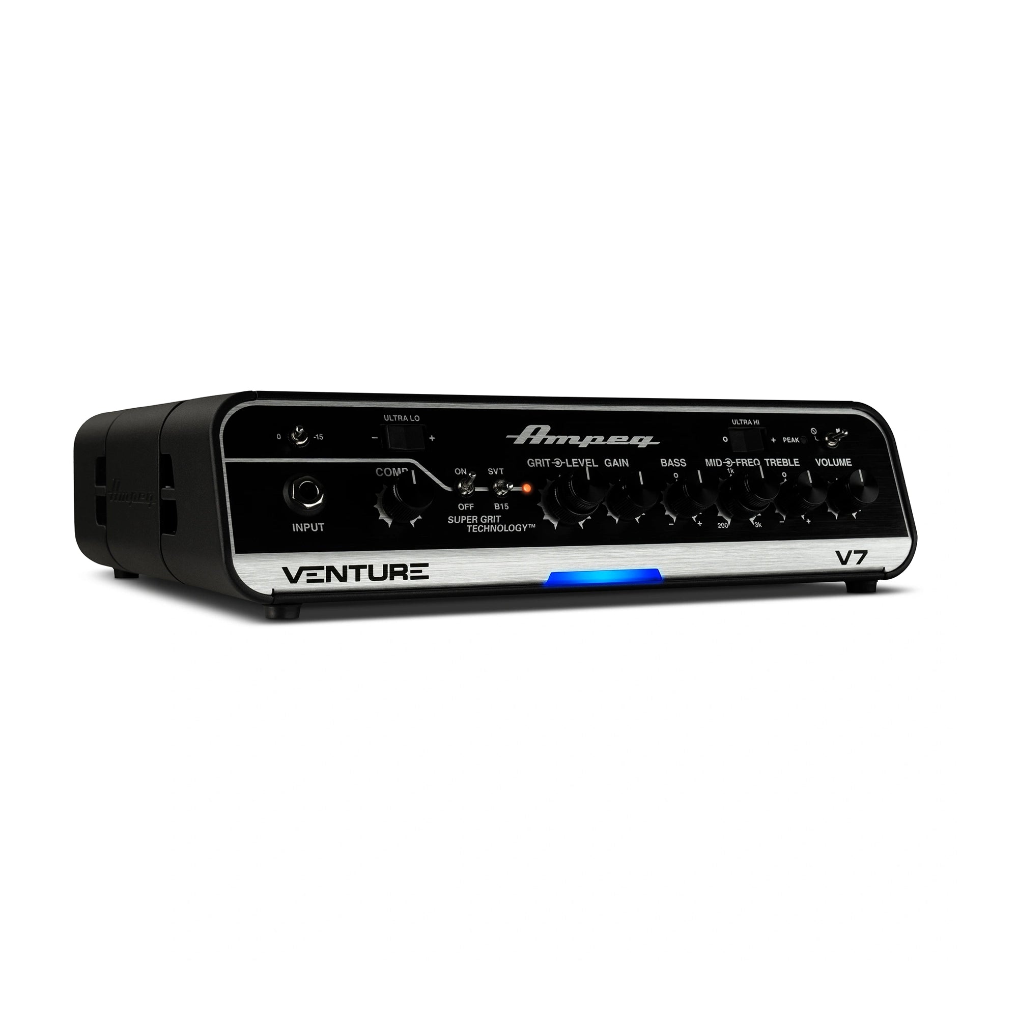 Ampeg Venture V7 700 Watt Bass Amplifier Head - Professional Bass Guitar Amp for Live Performances & Studio Recording