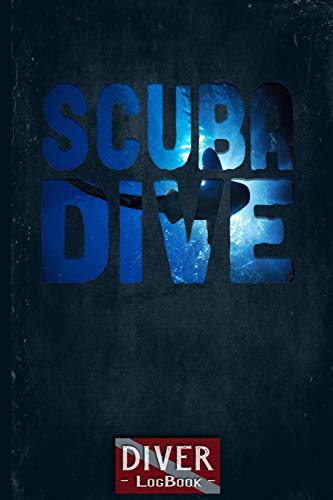 Scuba Diving Log Book Journal - Waterproof Dive Log for Scuba Divers | Shark Shadow Design | Perfect Scuba Diver Gift for Men & Women | Ideal for Recording Dive Adventures, Training & Travel Memories