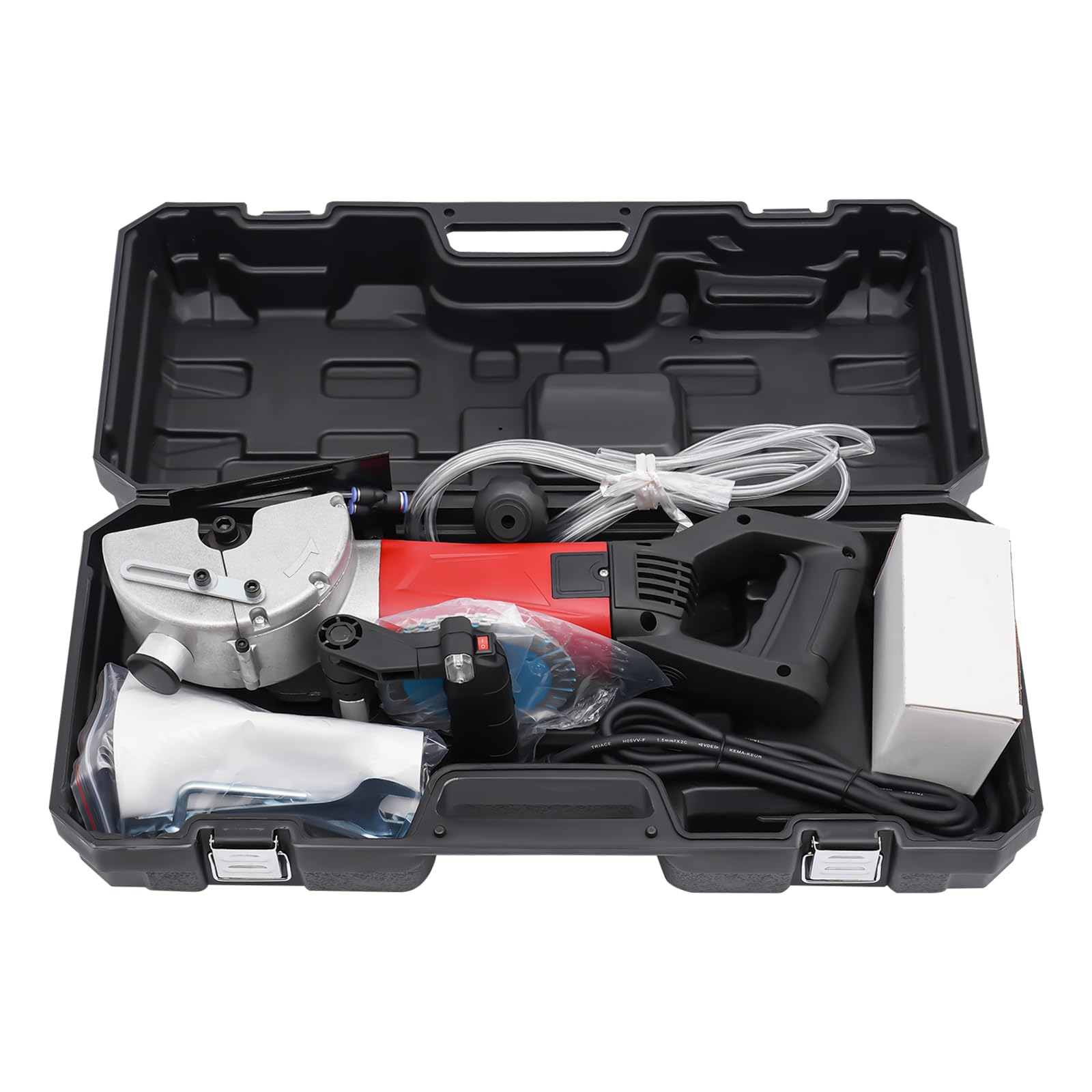 2800W Electric Wall Chaser Groove Cutting Machine - 5 Blades for Concrete, Brick, Granite & Marble | Professional Wall Slotting Tool for Construction & Renovation Projects
