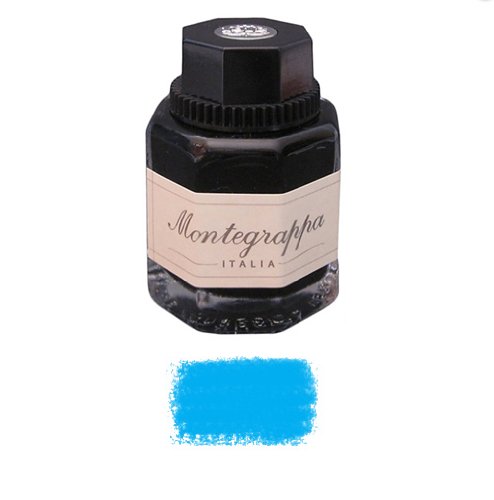 Montegrappa Turquoise Bottled Ink Refills - Premium Fountain Pen Ink for Writing, Calligraphy & Art - Ideal for Journals, Letters & Creative Projects