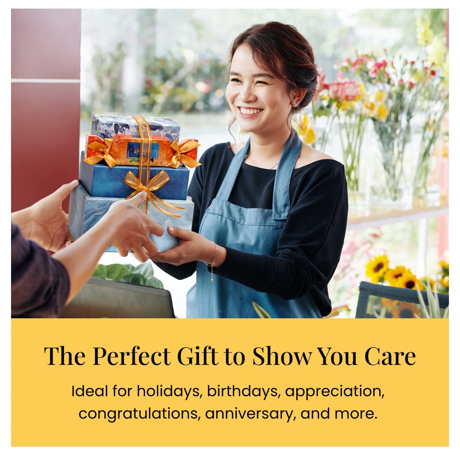 Broadway Basketeers Premium Chocolate Gift Basket - Valentine's Day, Birthday, Sympathy, Thank You Gifts for Women, Men, Families & College Students | Gourmet Snack Tower for Appreciation, Get Well & Congratulations | Perfect for Office Delivery, Housewarming & Holiday Gifting