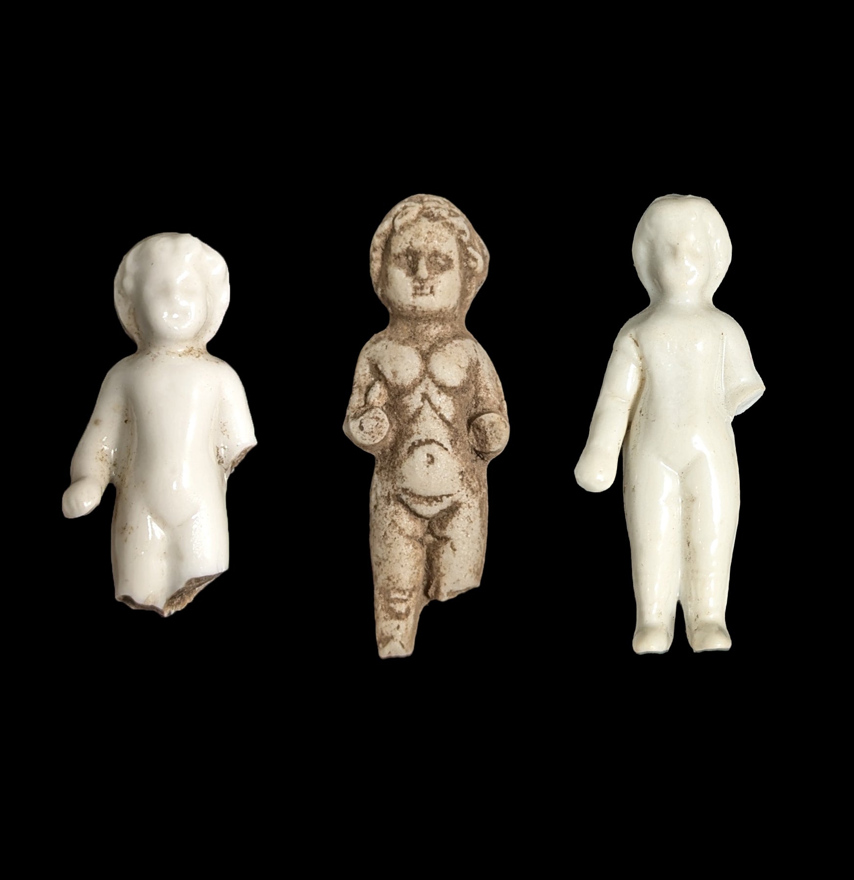Authentic Frozen Charlotte Doll - Vintage Porcelain Miniature Doll for Collectors & Decor | Perfect for Victorian Displays, Fairy Gardens & Antique Collections