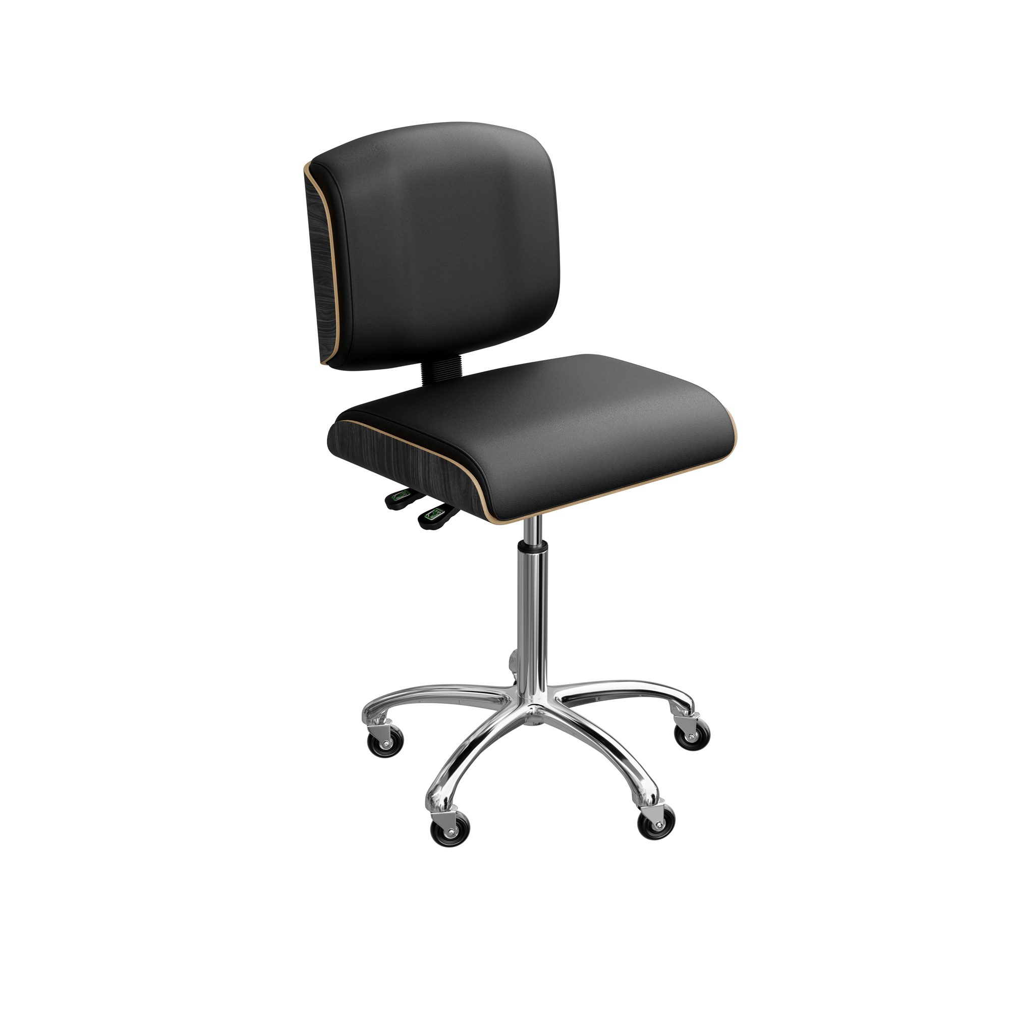 BENTLEY Luxury Beauty Esthetician Stool - Adjustable Rolling Stool for Salon, Spa & Makeup Artists - Ergonomic Hydraulic Styling Chair with Wheels - Perfect for Facial Treatments, Nail Art & Tattoo Parlors