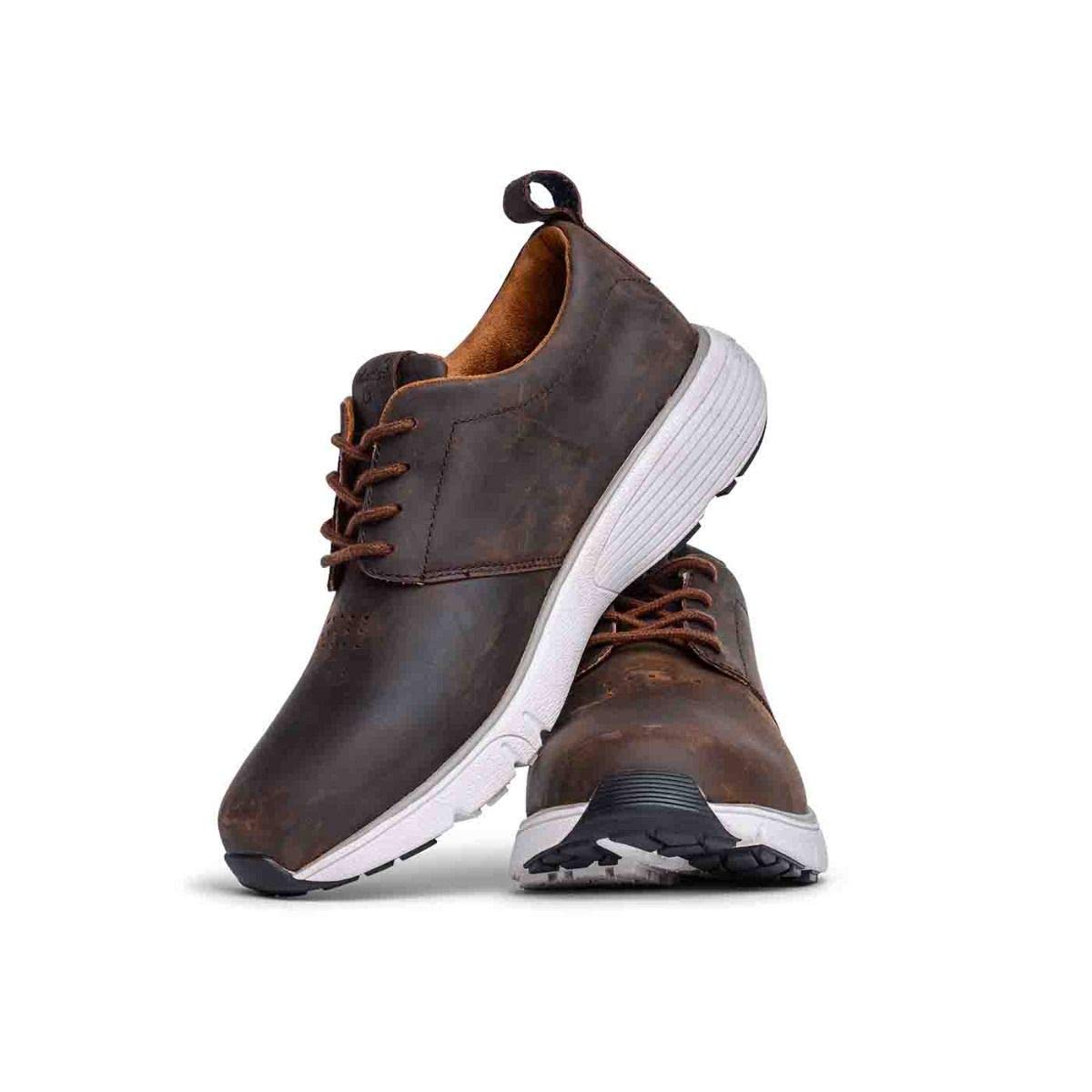 Dr. Comfort Roger Diabetic Shoes for Men - Leather Therapeutic Walking Shoes with Gel Inserts for Foot Pain Relief - Ideal for Daily Wear, Work & Outdoor Activities