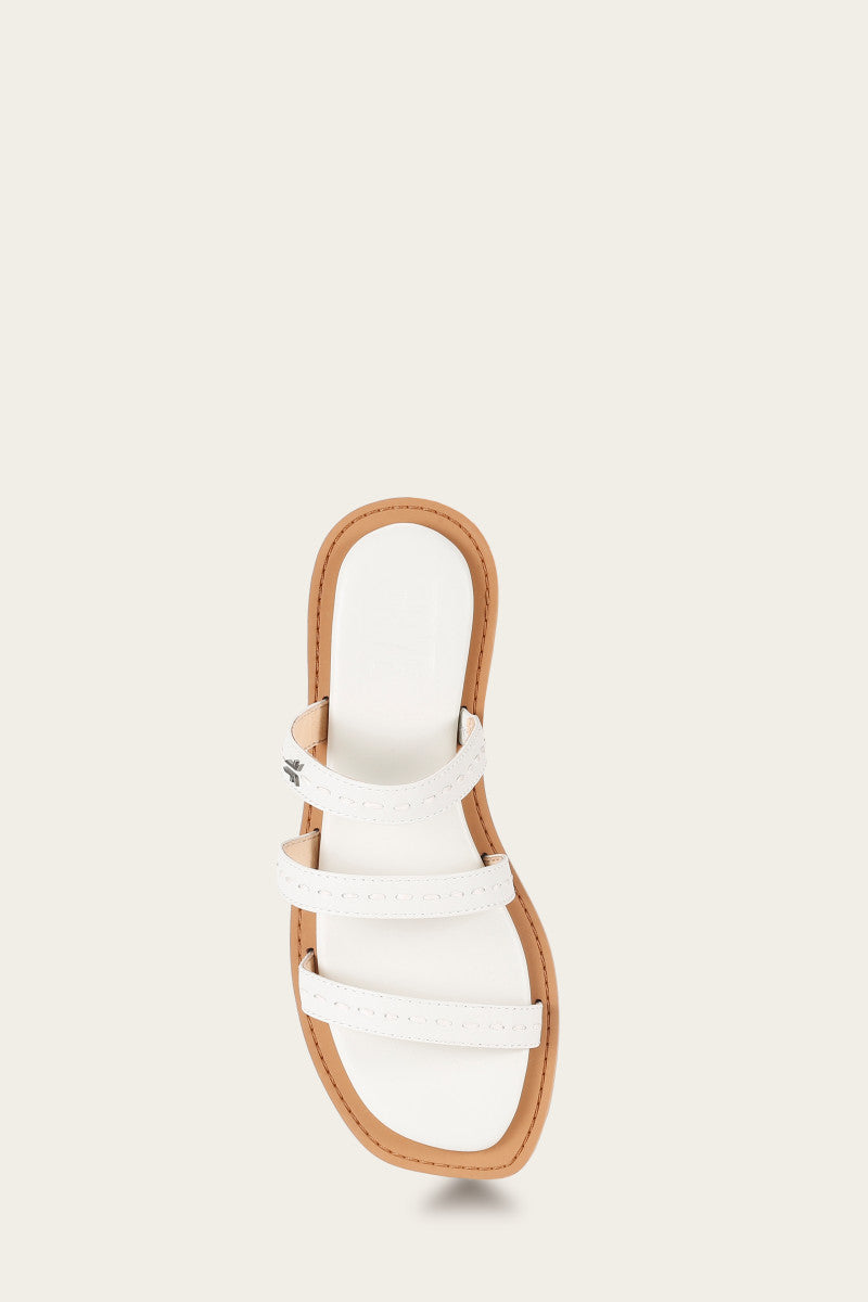 Faye Strappy Slide Sandals - Pre-Owned Women's Fashion Footwear for Casual Outings & Beach Vacations