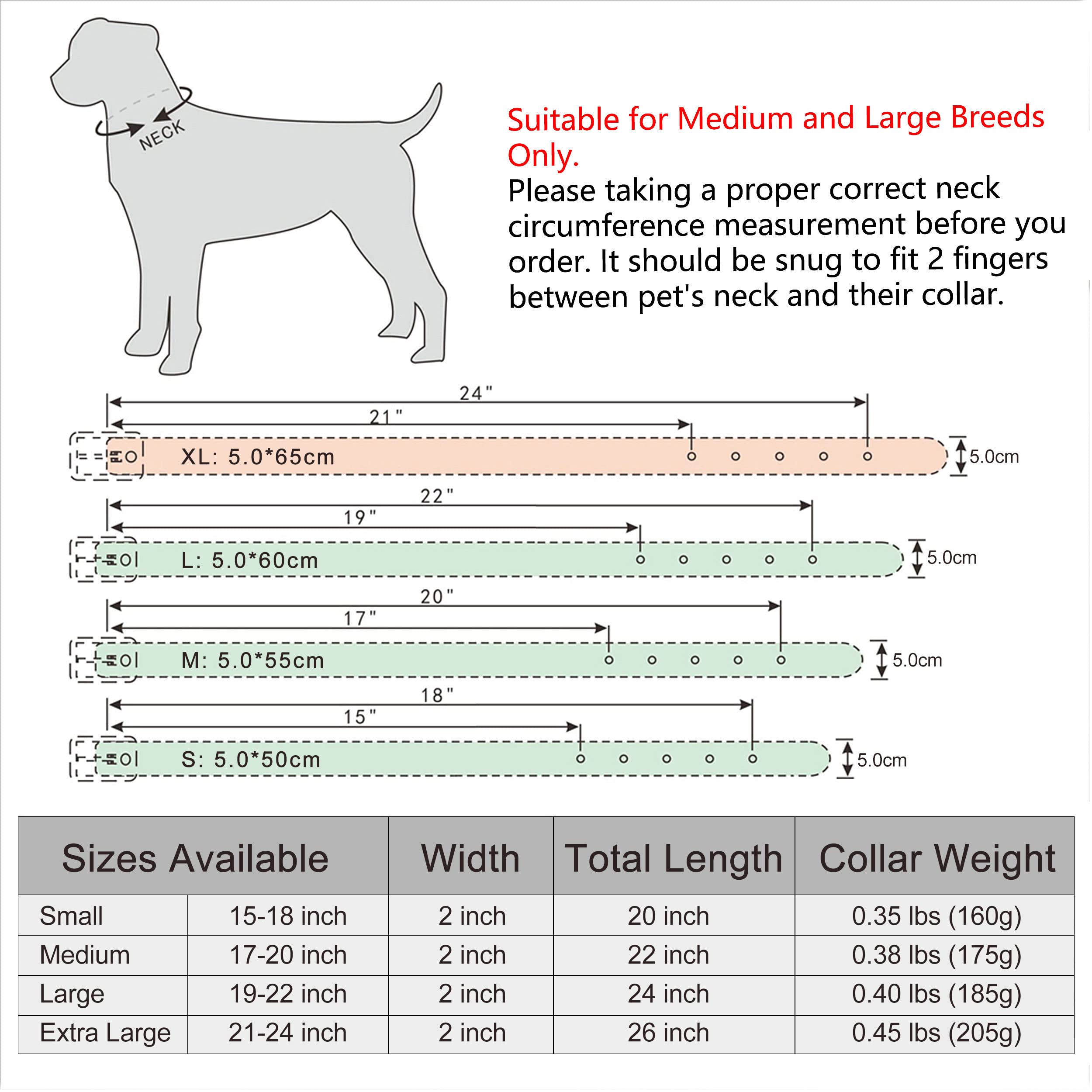 Sparkling Rhinestone Dog Collar - 5 Rows Crystal Studded PU Leather Pet Collar for Medium & Large Dogs (2