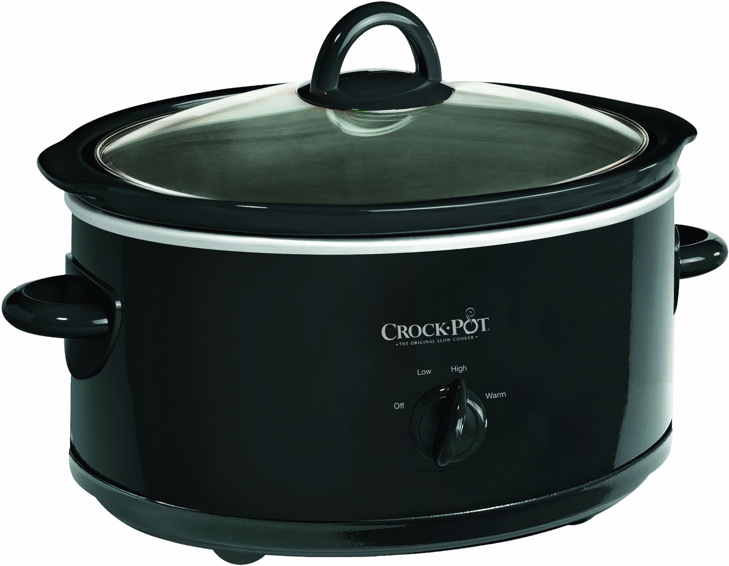 Best 7-Quart Crock-Pot Slow Cooker - Manual Controls, Black - Perfect for Family Dinners, Potlucks & Meal Prep