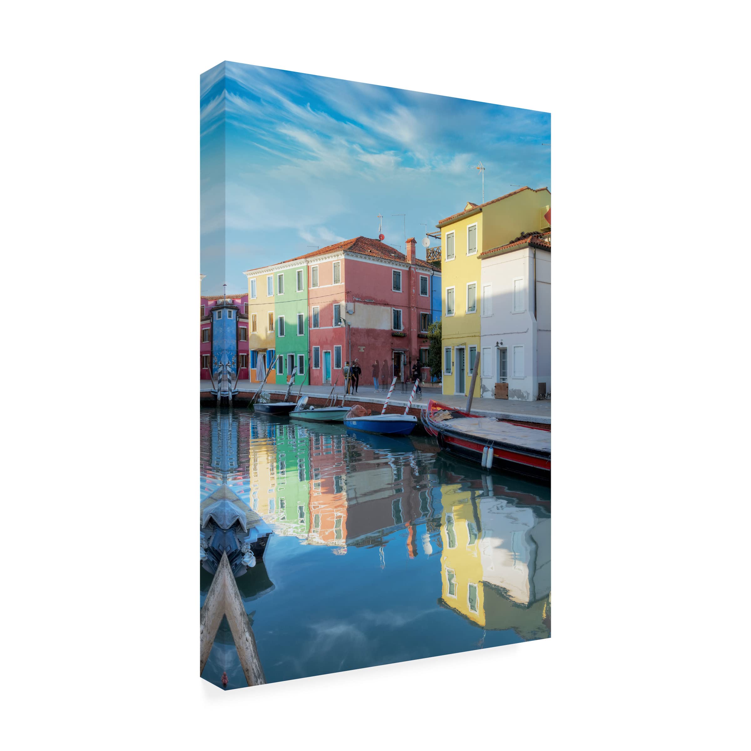 Trademark Fine Art 'Bruano 15' Abstract Canvas Painting by Alan Blaustein - Modern Wall Art for Living Room, Bedroom & Office Decor