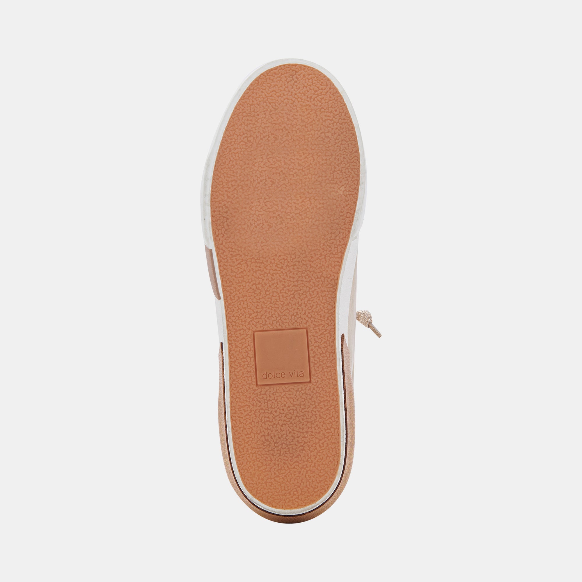 ZINA Plush Sneakers for Women - Gold Leather Comfortable Slip-On Shoes for Casual Wear, Walking & Everyday Use