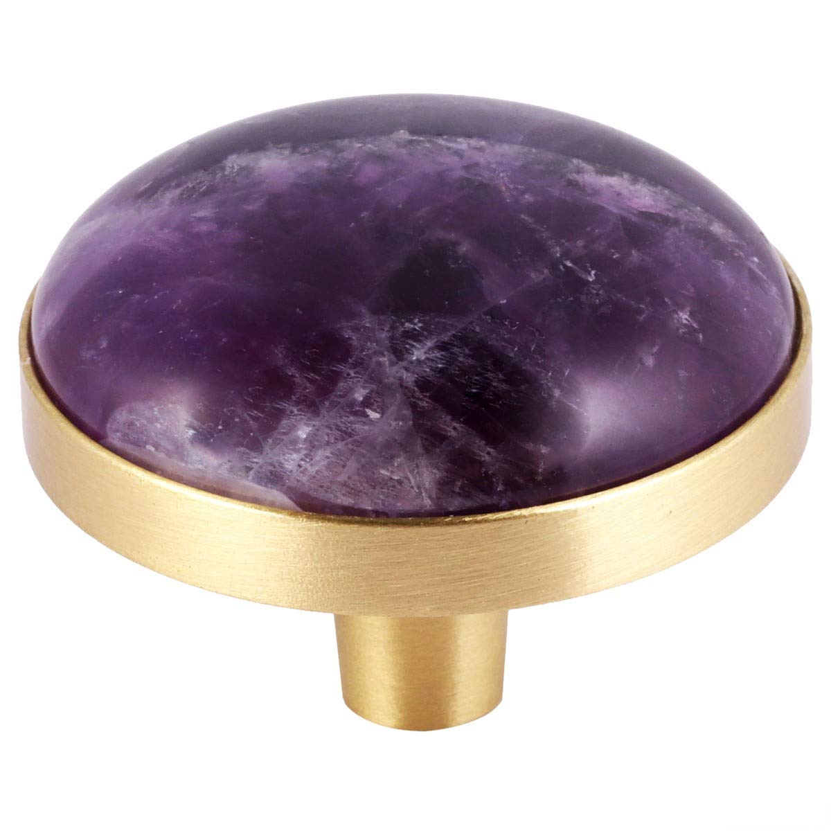 Rockcloud 2-Pack Amethyst Crystal Drawer Knobs - Home & Furniture Upgrade