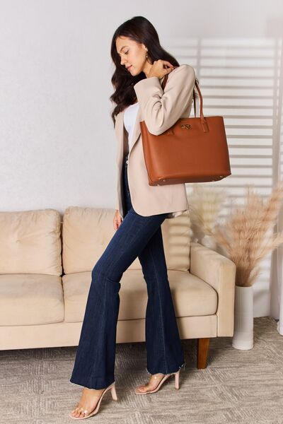 Stylish Resort Travel & Work Tote Bag for Women - Large Capacity Waterproof Laptop Bag - Perfect for Beach Vacation, Business Trips & Daily Commute