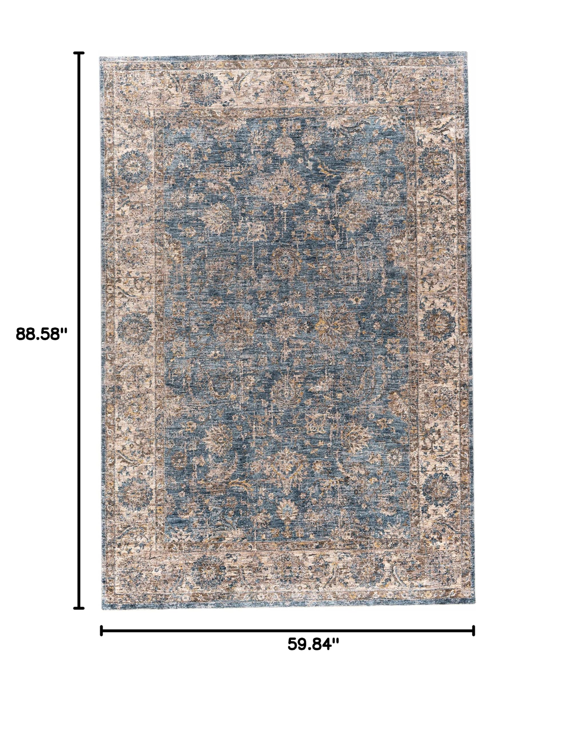 Hauteloom Gimli Modern Area Rug 5' x 7'5