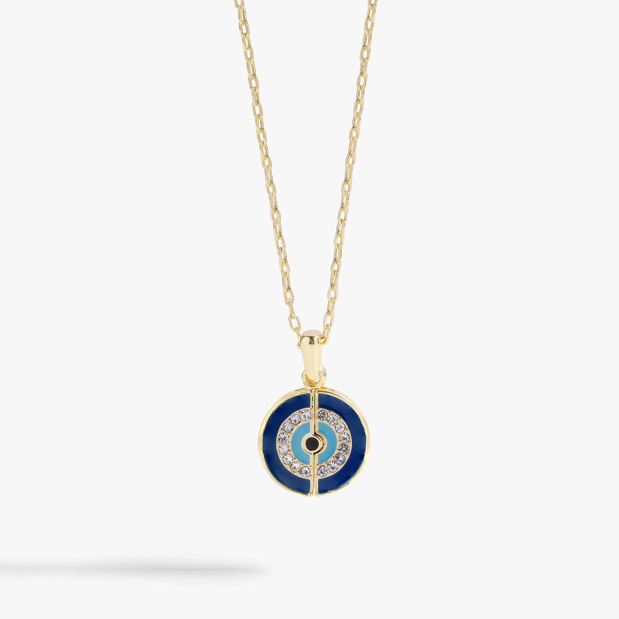 Evil Eye Protection Necklace with Mantra - Spiritual Jewelry for Good Luck & Positive Energy | Perfect for Meditation, Yoga & Everyday Wear