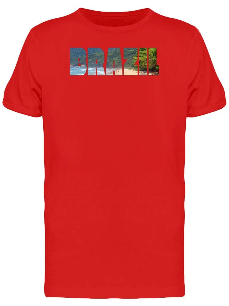 Smartprints Brazil Travel Lovers Quote T-Shirt for Men - Comfortable Casual Wear for Vacation & Adventure Enthusiasts