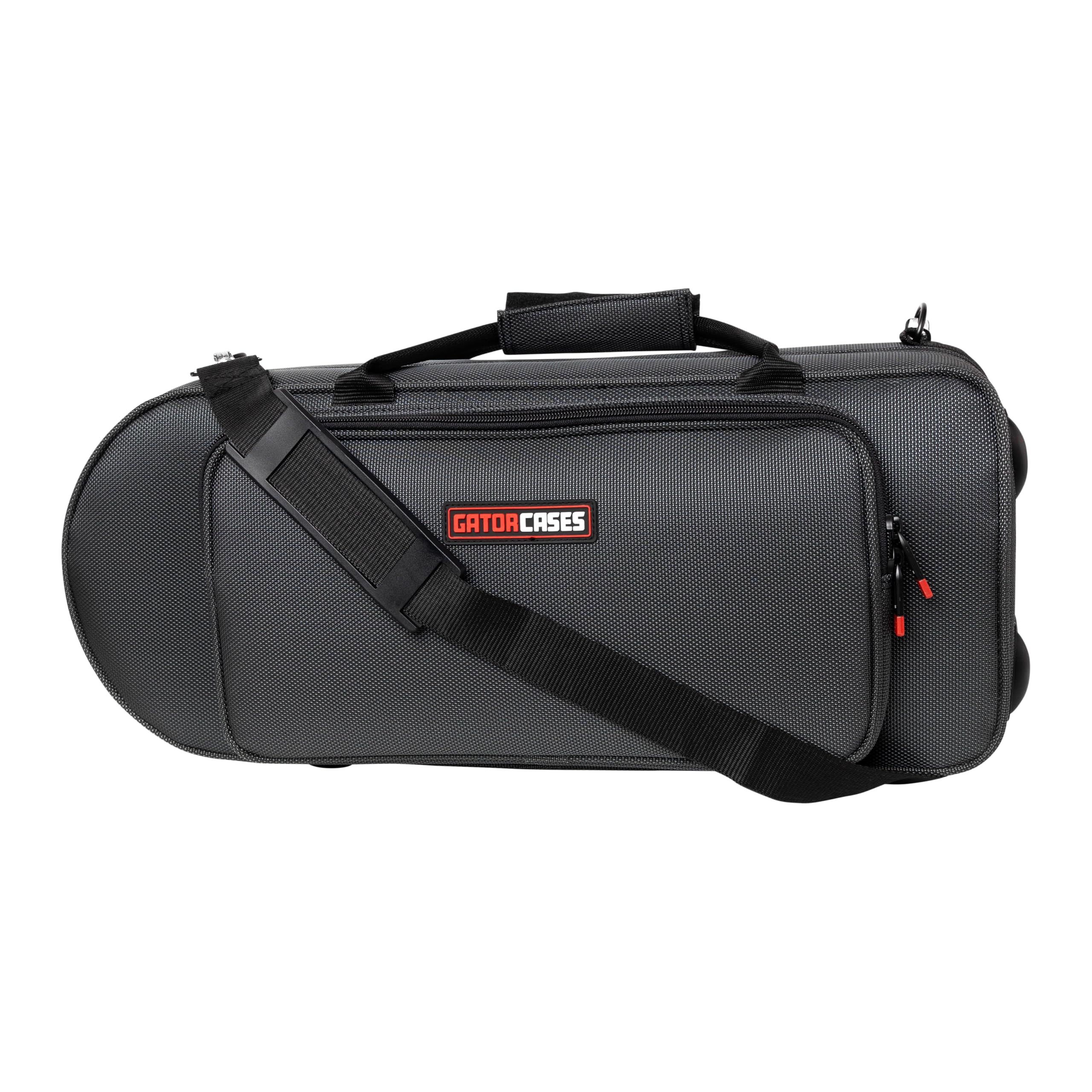 Gator Adagio Shaped Trumpet Case - Durable Hard Shell Protection for Professional Musicians | Perfect for School Bands, Concerts & Travel