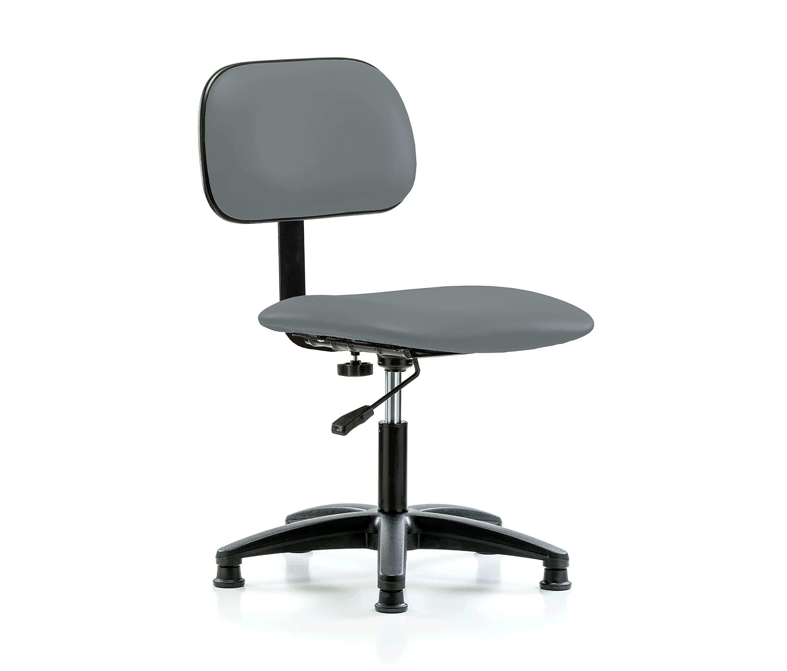 Ergonomic Perch Stationary Lab Chair with Adjustable Backrest & Height (17-22