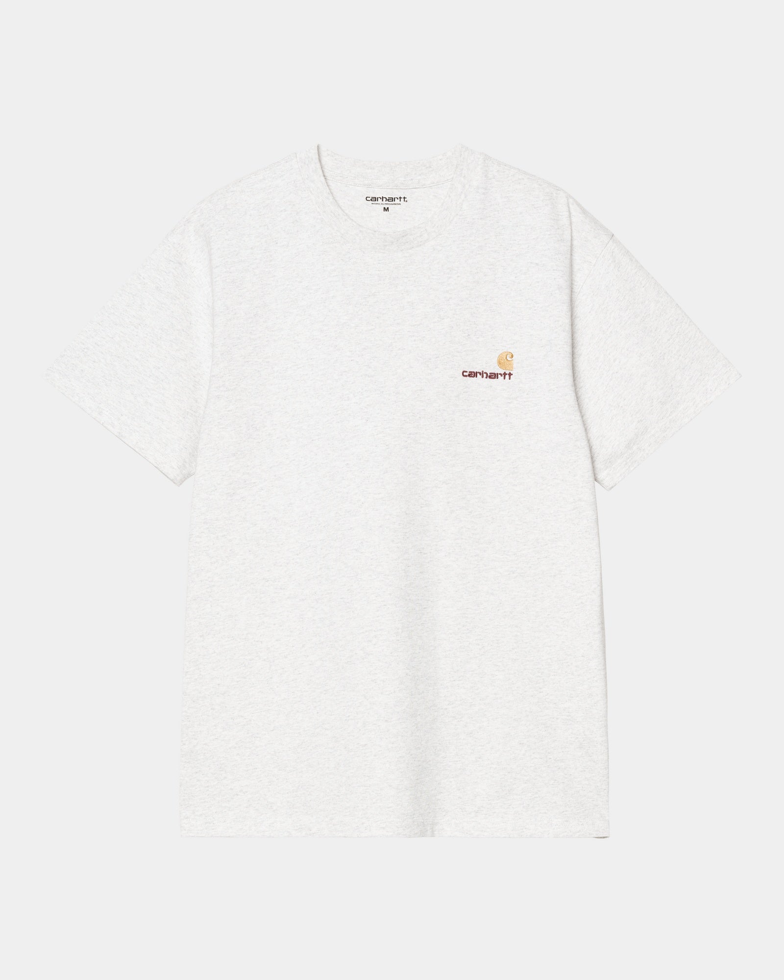 American Script T-Shirt | Soft Ash Heather Cotton Tee for Men & Women - Casual Wear, Street Style, and Everyday Comfort