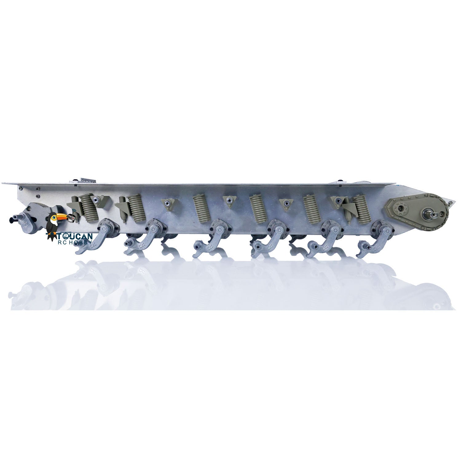 1/16 Heng Long RC Battle Tank 3958 Plastic Machine Gun with Light Metal Tracks, Sprockets & Wheels - Decorative Parts Bag & Antenna Included | Perfect for Military Model Enthusiasts & RC Tank Battles