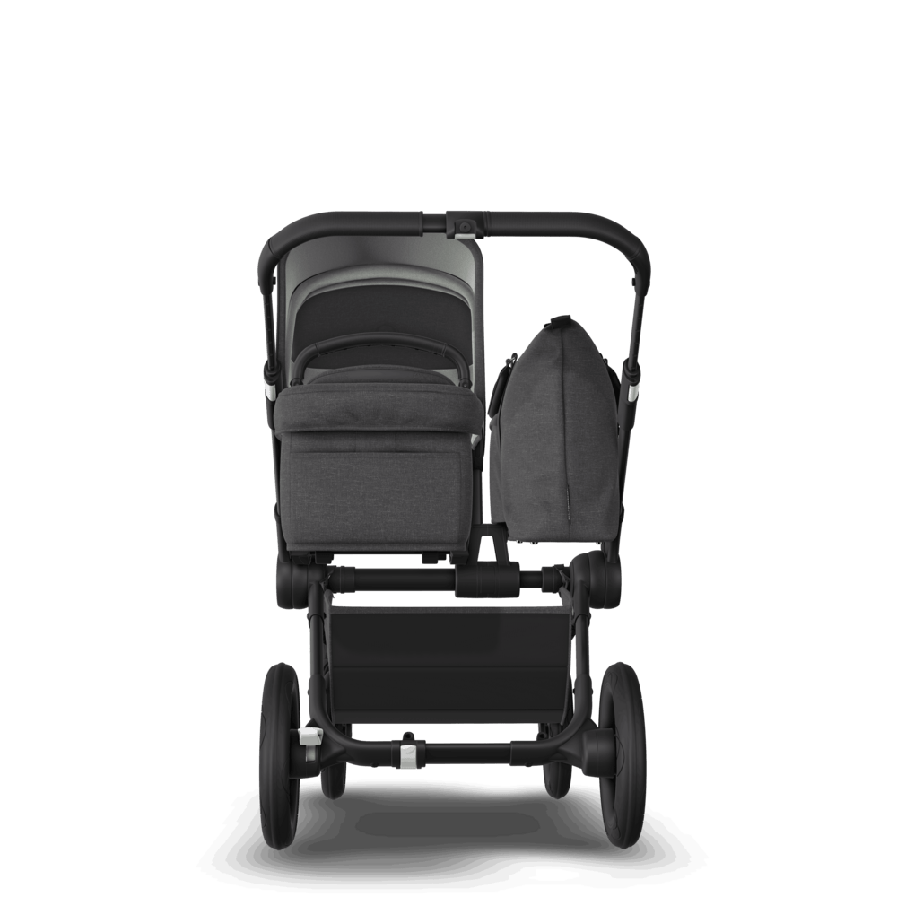 Bugaboo Donkey 5 Twin Stroller - Complete Stroller for Twins in Black/Washed Black | Perfect for Urban Travel & Family Outings