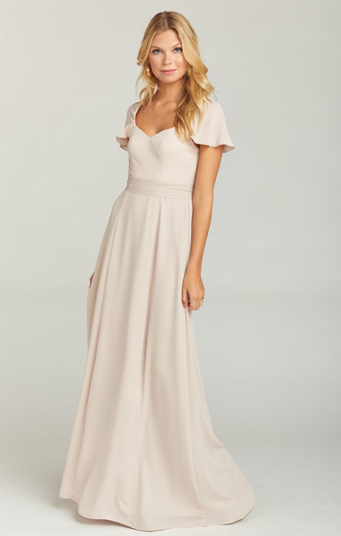 Marie Sweetheart Maxi Dress for Women - Flowy Summer Beach Dress with Ruffles & Slit | Perfect for Vacations, Weddings & Date Nights