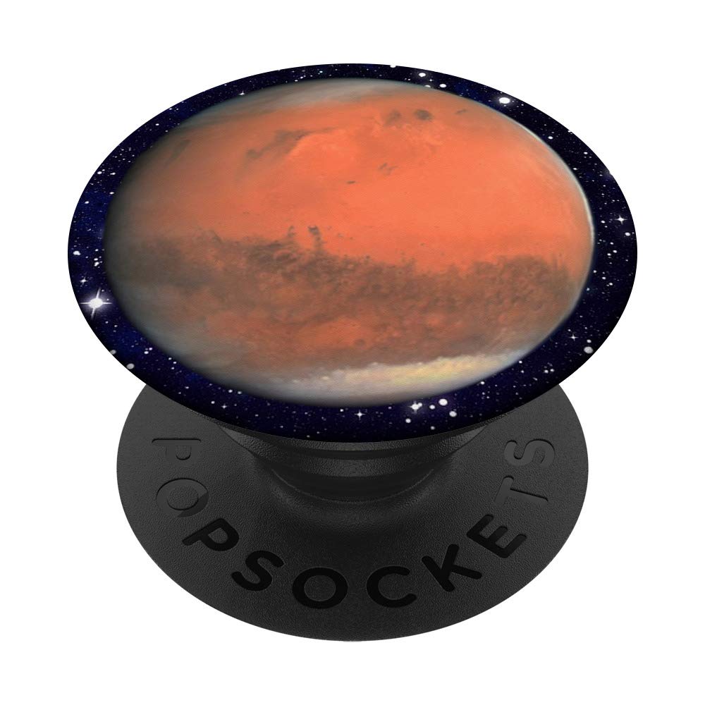 Mars Stars Solar System Space Astronomy PopSockets Grip and Stand for Phones and Tablets - Perfect for Travel, Work, and Home Use