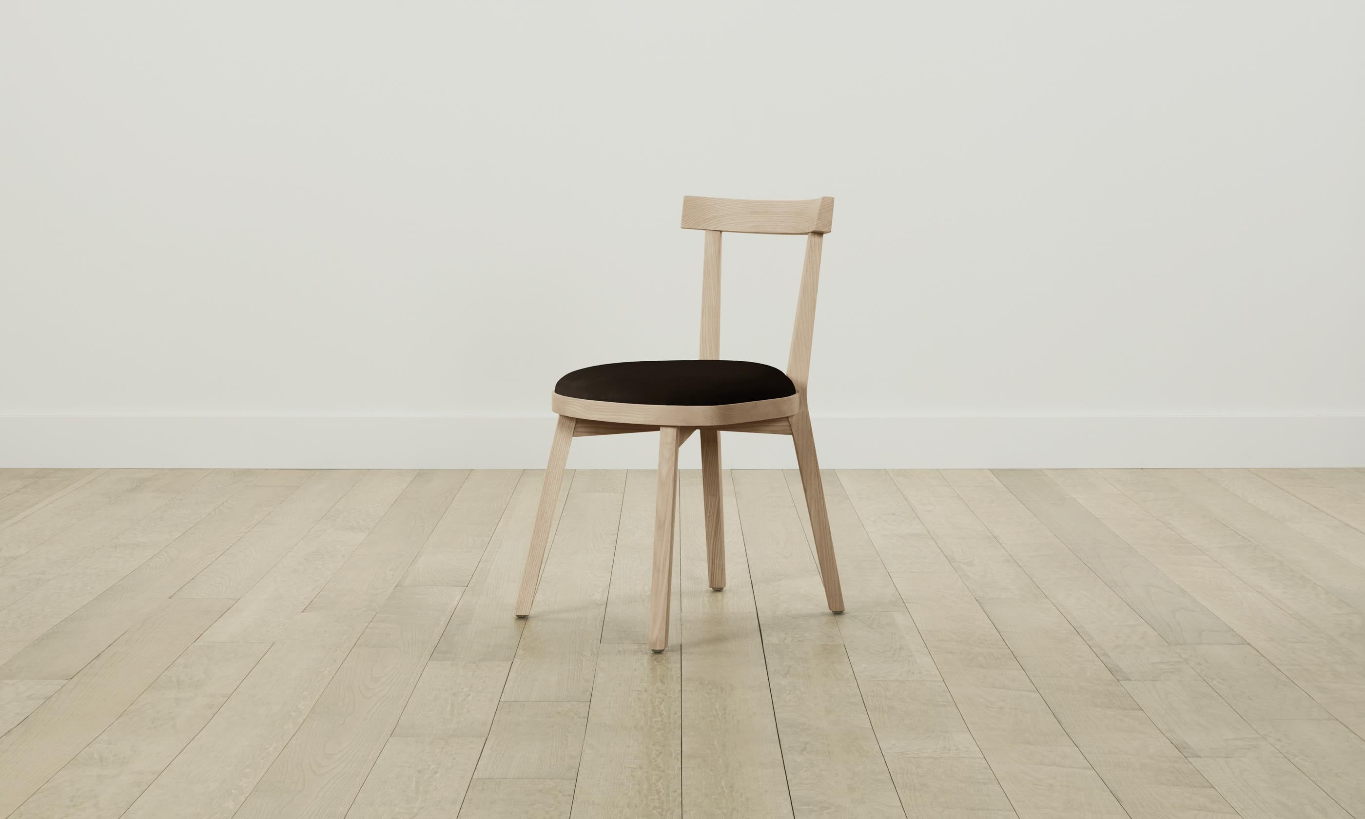 Allen Dining Chair - Nubuck Leather Espresso Brown - Modern Kitchen & Dining Room Furniture for Home Decor