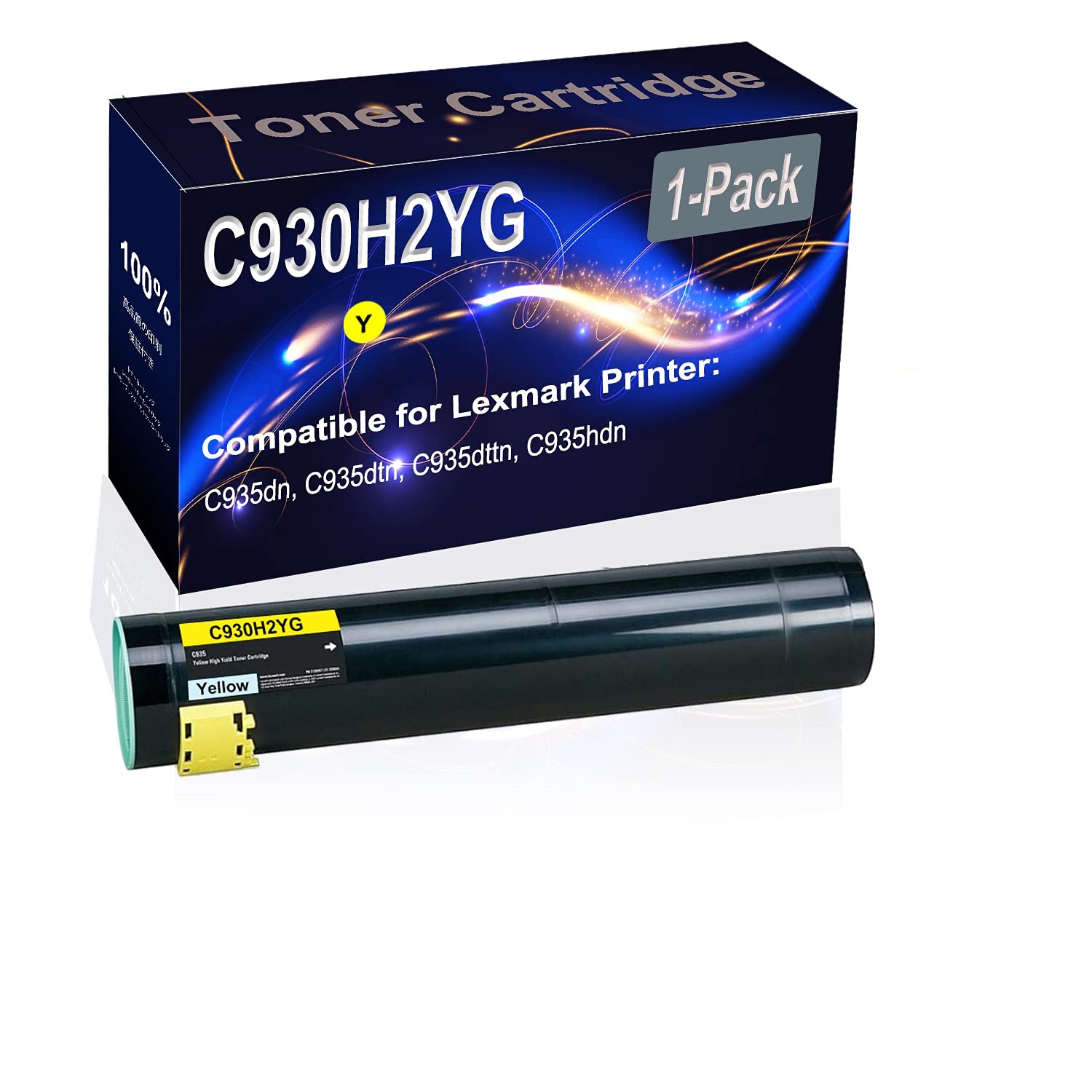 High Capacity Replacement Laser Toner Cartridge (1-Pack, Yellow) - Compatible with HP C935dn/C935dtn/C935dttn Printers | Perfect for Office Printing & High-Volume Documents
