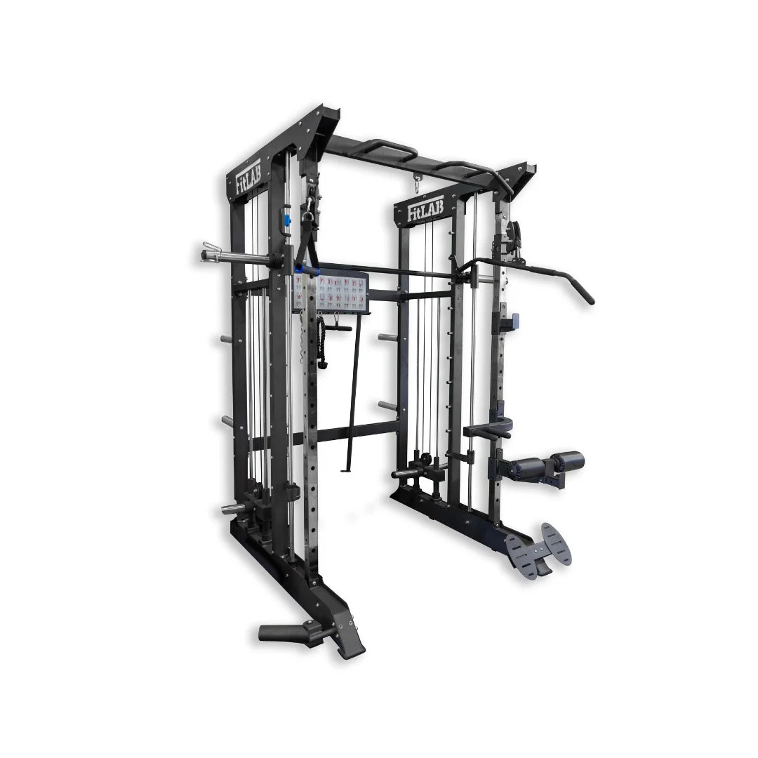 FITLAB FX 100 All-In-One Home Gym Equipment for Strength Training & Full Body Workout - Perfect for Home Fitness, Small Spaces & Personal Training