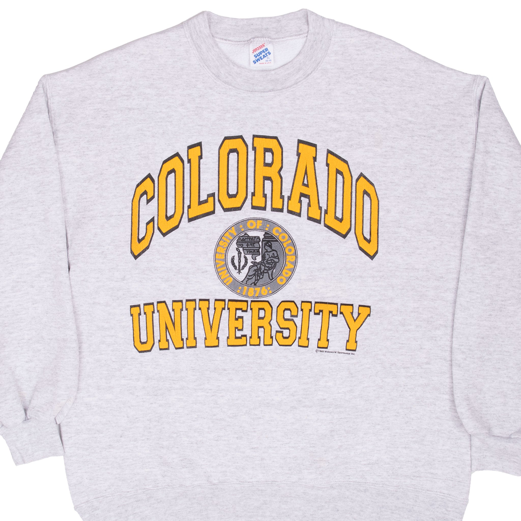 Vintage Colorado University Sweatshirt 1989 XL - Made in USA - Retro College Apparel for Game Day & Casual Wear