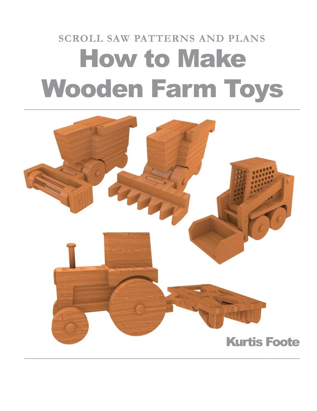 DIY Wooden Farm Toy Scroll Saw Patterns & Plans - Step-by-Step Guide for Handmade Toys | Perfect for Kids' Playtime, Educational Gifts & Farm-Themed Decor