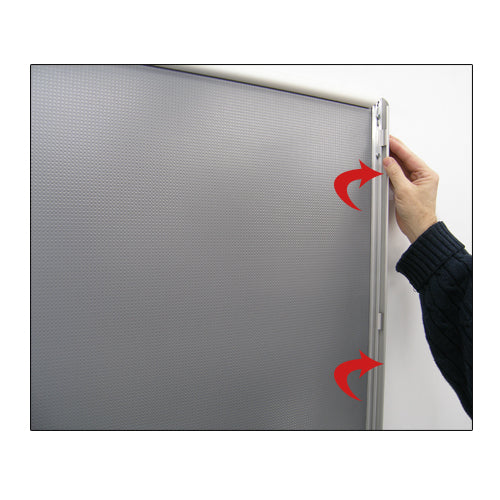 Economical SwingSnap Slim Poster Frame 22x28 Inches - 1 Inch Wide Aluminum Frame for Professional Displays - Perfect for Offices, Retail Stores, and Home Decor