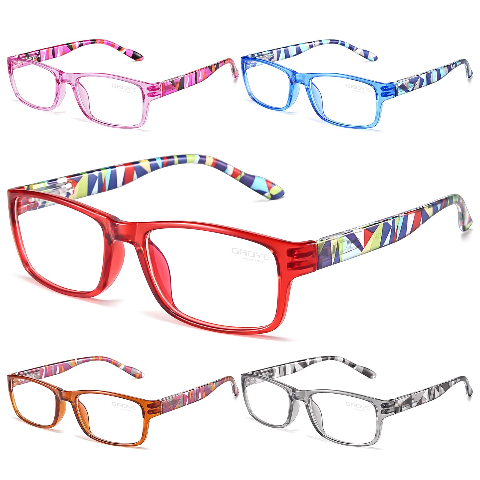 Blue Light Blocking Glasses for Men & Women - Anti-UV Computer Eyewear to Reduce Eye Strain & Headaches - Gaming & Office Glasses for Screen Protection - Ideal for Work, Study, Gaming & Digital Device Use - Perfect for Computer Work, Online Classes, Coding & Nighttime Reading - Essential for Office Workers, Students & Gamers Working from Home - Great for Long Screen Time, Video Calls & Digital Eye Strain Relief