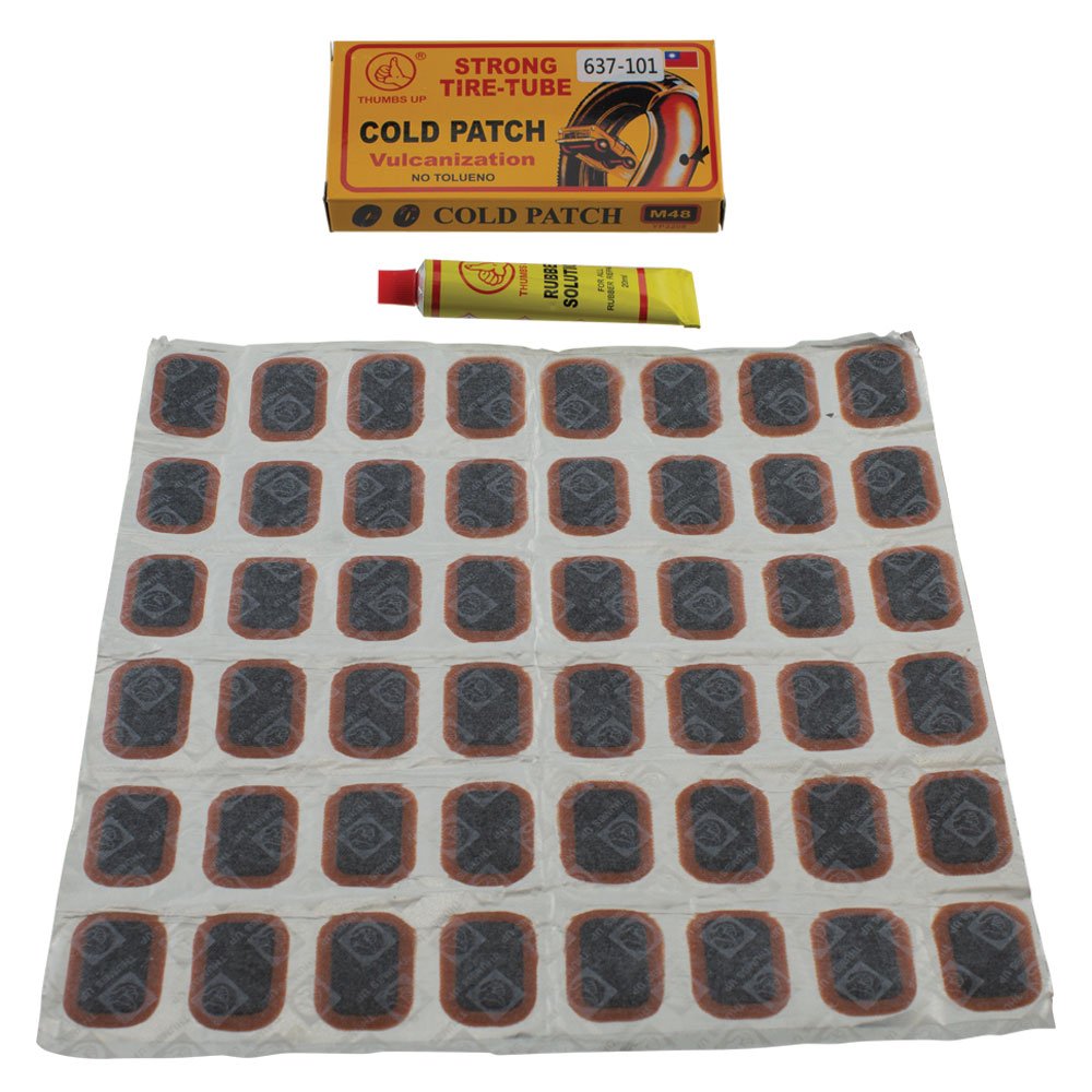 Fenix Bike Tire Inner Tube Puncture Repair Kit - 30 Large Rubber Patches for Bicycle, MTB, Road Bike Tubes - Emergency Flat Tire Fix for Cycling, Commuting & Outdoor Adventures