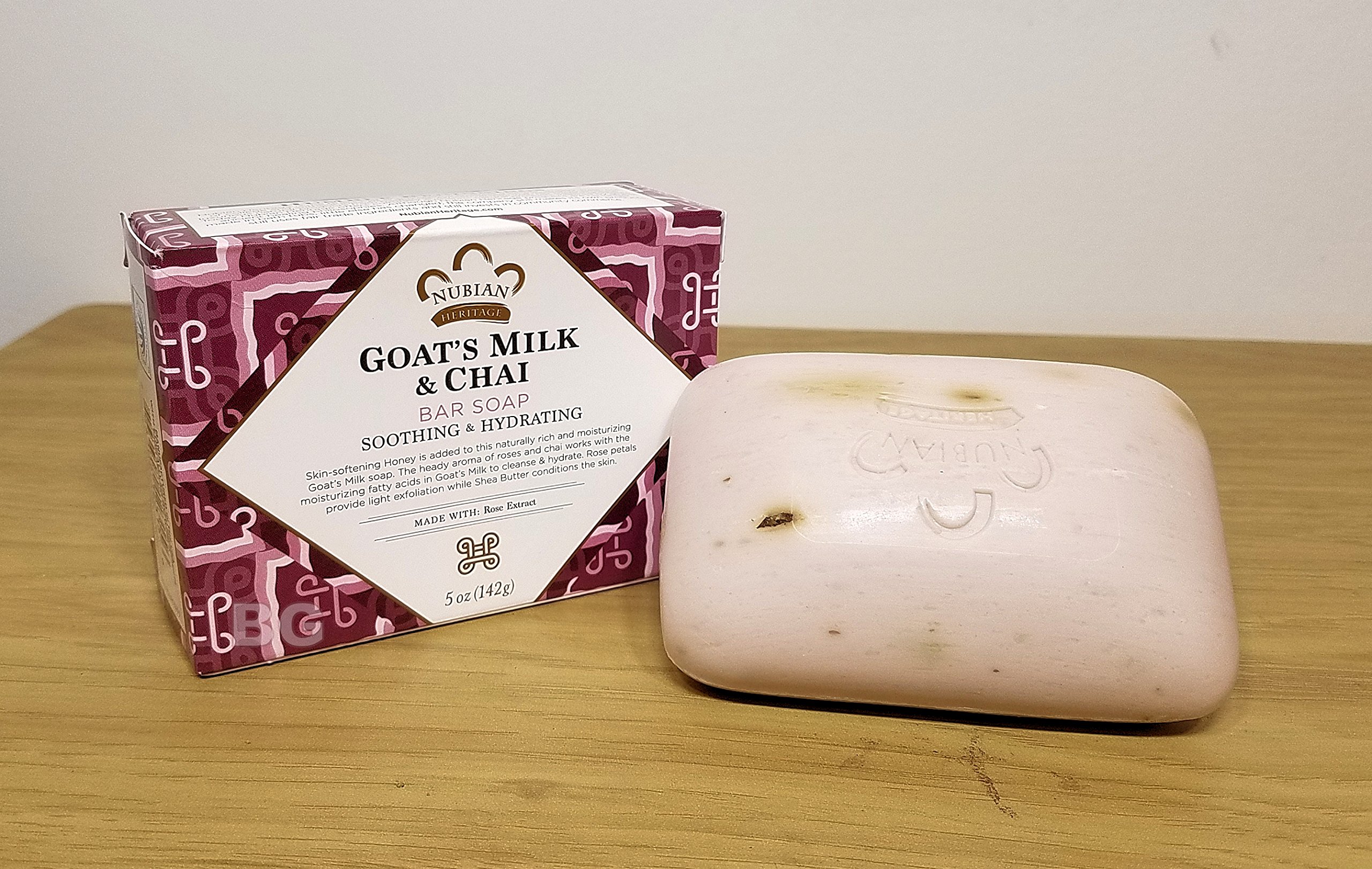 Organic Goat Milk & Chai Bar Soap - 5 oz (Pack of 5) | Moisturizing Handmade Soap for Dry Skin | Perfect for Bath, Shower & Gift Giving