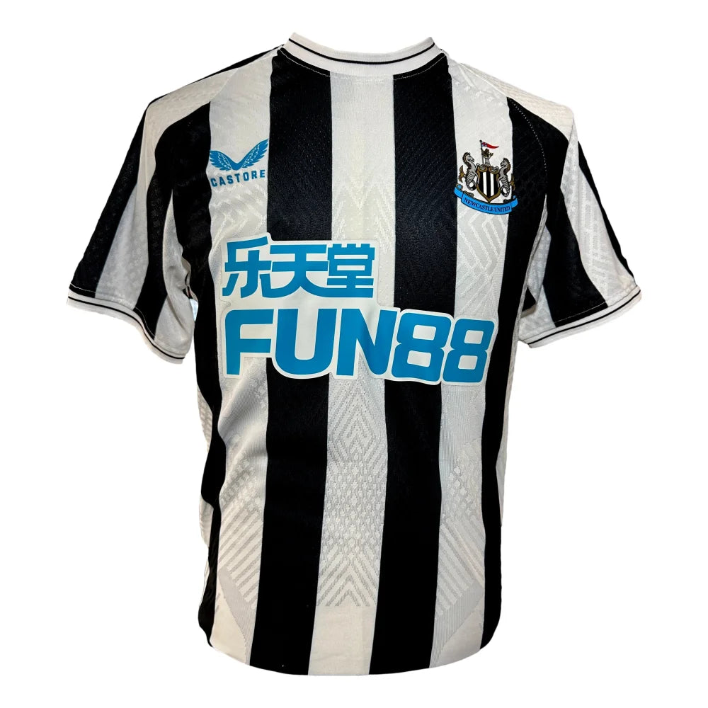 Bruno Guimaraes Autographed Newcastle United Soccer Jersey - Official BAS COA Certified - England Premier League Memorabilia - Perfect for Fans, Collectors and Sports Enthusiasts