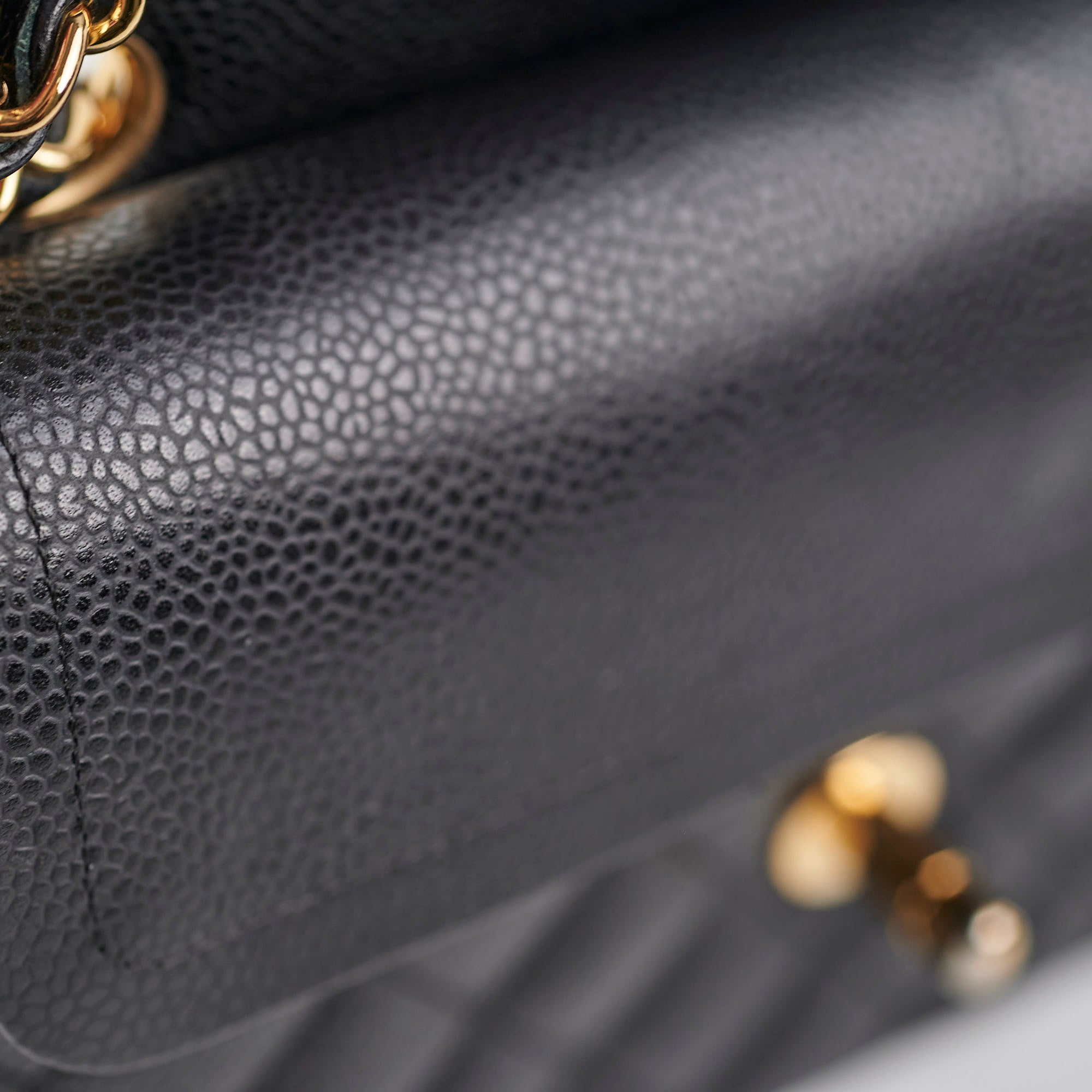 Chanel Small Caviar Leather Double Classic Flap Bag Black 12 Series - Luxury Crossbody Purse for Women, Perfect for Date Night & Special Occasions
