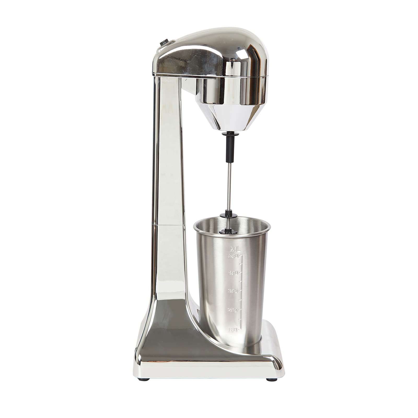 **Electric Milkshake Maker Machine - 500ml Stainless Steel Drink Mixer with Adjustable Speed for Smoothies, Cocktails, Soda & Batter - Perfect for Home Bars, Cafes & Parties**