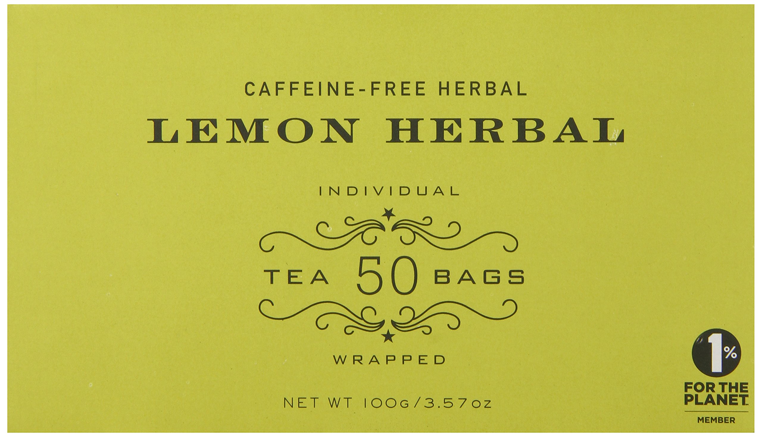 Harney & Sons Herbal Tea - Lemon Flavor, 50 Tea Bags | Caffeine-Free, Natural Ingredients | Perfect for Relaxation, Afternoon Tea & Gifts