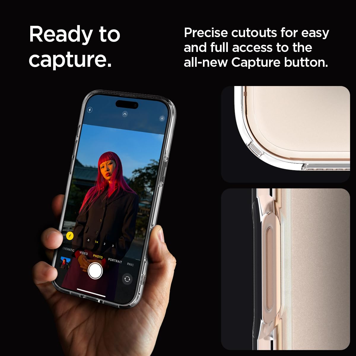 Spigen Ultra Hybrid Clear Case for iPhone 16 Pro Max - Shockproof Protective Cover with Military-Grade Protection | Perfect for Everyday Use, Travel & Outdoor Activities