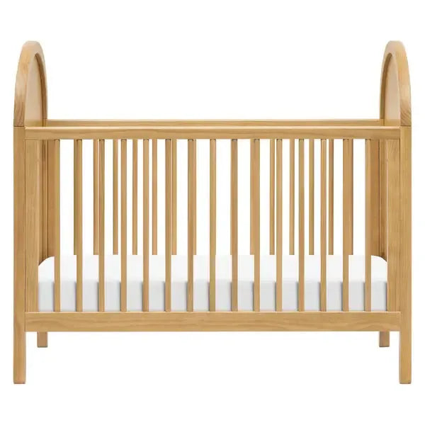 Babyletto Bondi 3-in-1 Convertible Crib in Honey - Modern Nursery Furniture for Newborn to Toddler | Perfect for Small Spaces & Gender-Neutral Nursery Decor
