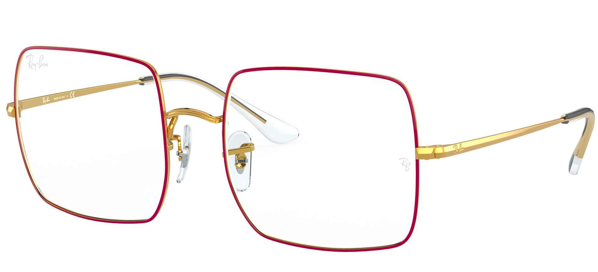 Ray-Ban Rx1971v Square Prescription Eyeglass Frames for Men & Women - Classic Retro Style, Lightweight & Durable - Perfect for Office, Reading & Everyday Wear